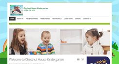 Desktop Screenshot of chestnuthousekindergarten.co.uk