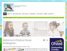 Tablet Screenshot of chestnuthousekindergarten.co.uk